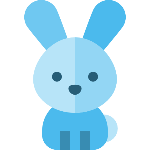Rabbit Basic Straight Flat icon