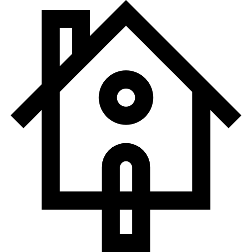 Birdhouse Basic Straight Lineal icon