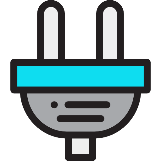 Plug Detailed Rounded Lineal color icon