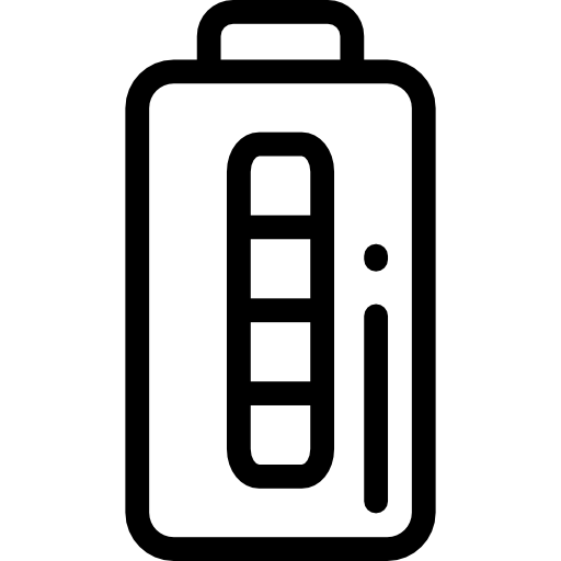 niedriger batteriestatus Detailed Rounded Lineal icon