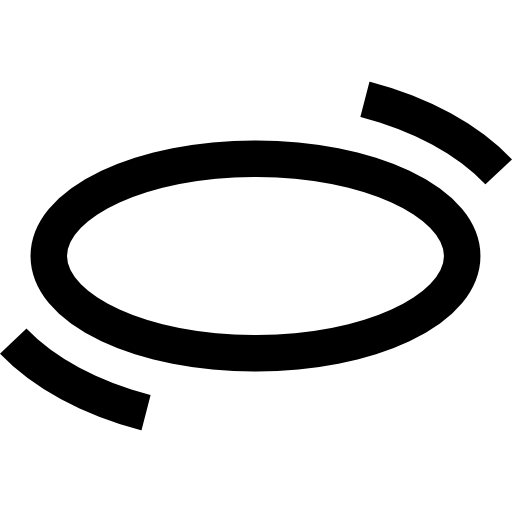 hula hoop Basic Straight Lineal icono