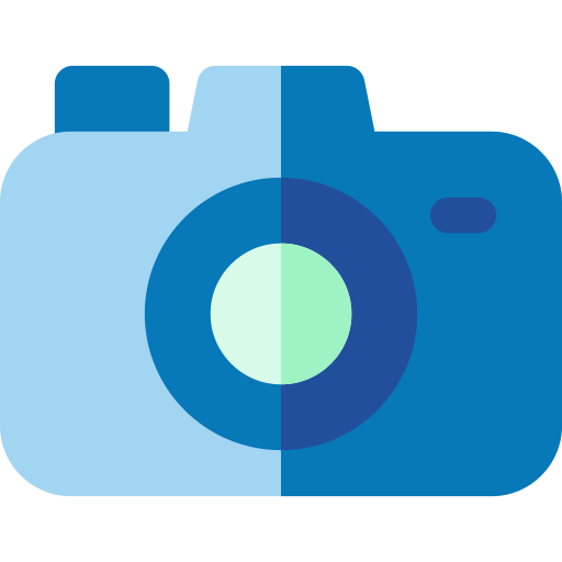 Photograph Basic Rounded Flat icon