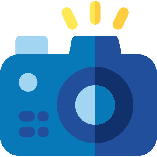 Photograph Basic Rounded Flat icon