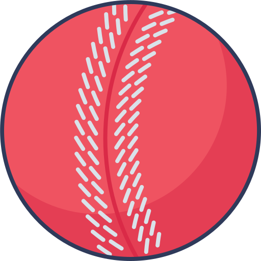 pelota de cricket Dinosoft Lineal Color icono