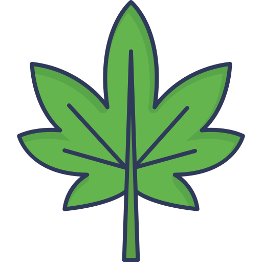 marijuana Dinosoft Lineal Color icona