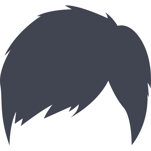 cabello hombre Dinosoft Flat icono