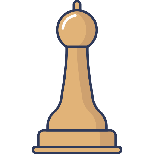 pezzo degli scacchi Dinosoft Lineal Color icona