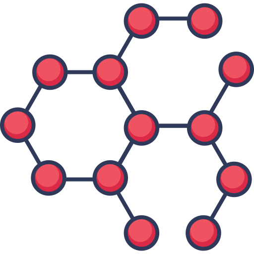 molecola Dinosoft Lineal Color icona