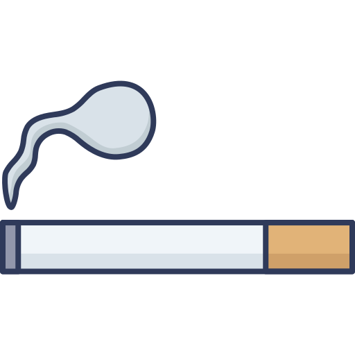 Cigarette Dinosoft Lineal Color icon