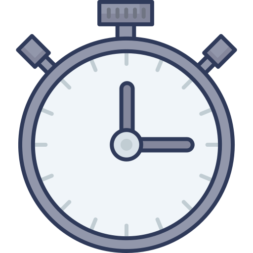 Stopwatch Dinosoft Lineal Color icon