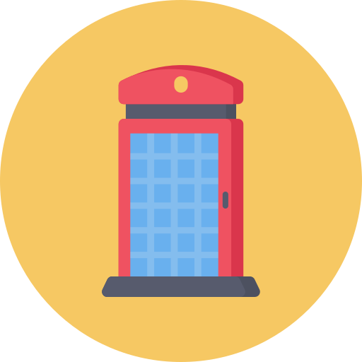 公衆電話ボックス Dinosoft Circular icon