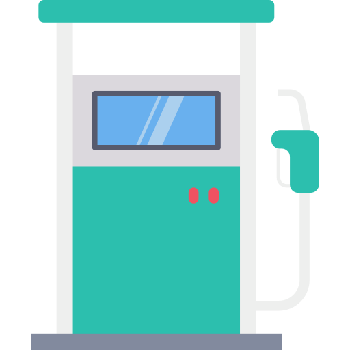 gasolinera Dinosoft Flat icono