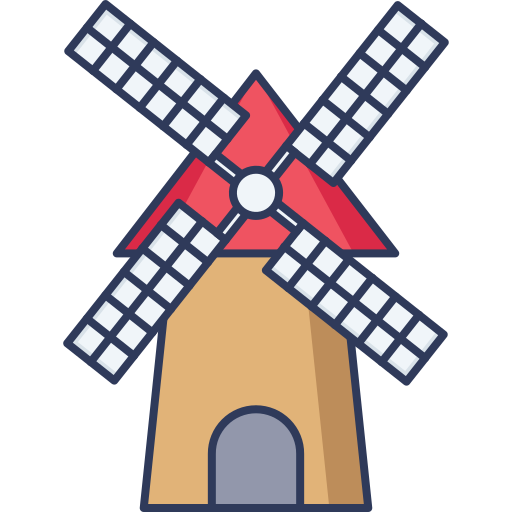 windmühle Dinosoft Lineal Color icon