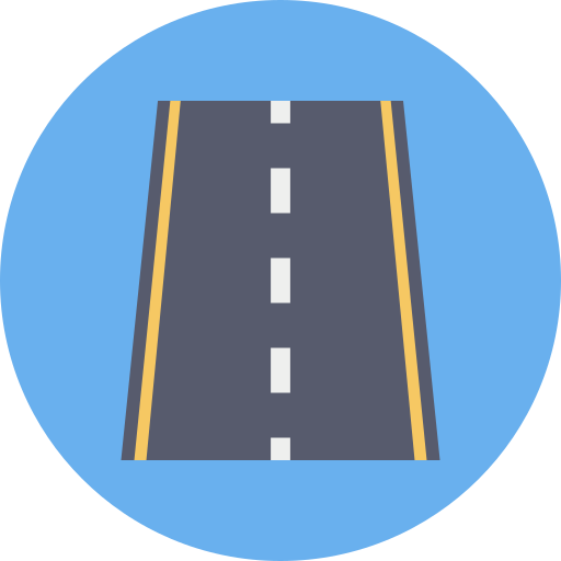 Road Dinosoft Circular icon