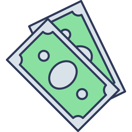 Banknotes Dinosoft Lineal Color icon
