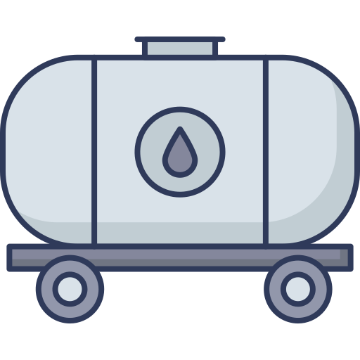 Oil tanker Dinosoft Lineal Color icon