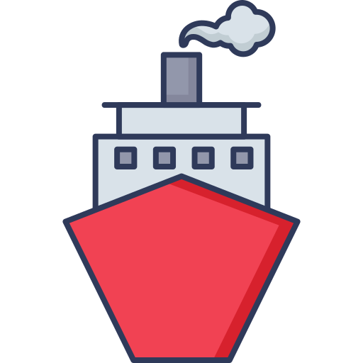 Грузовое судно Dinosoft Lineal Color иконка