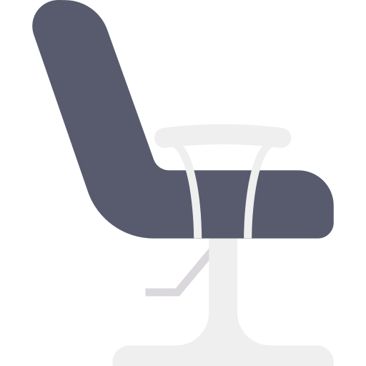 理容室の椅子 Dinosoft Flat icon