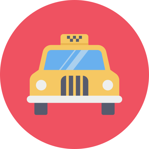 タクシー Dinosoft Circular icon