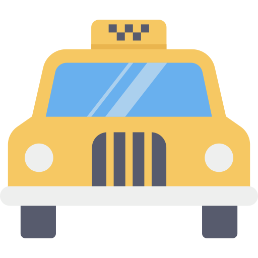 タクシー Dinosoft Flat icon