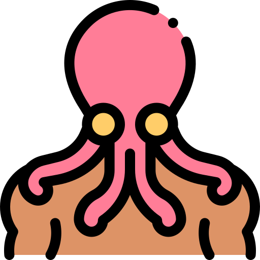 cthulhu Detailed Rounded Lineal color icon