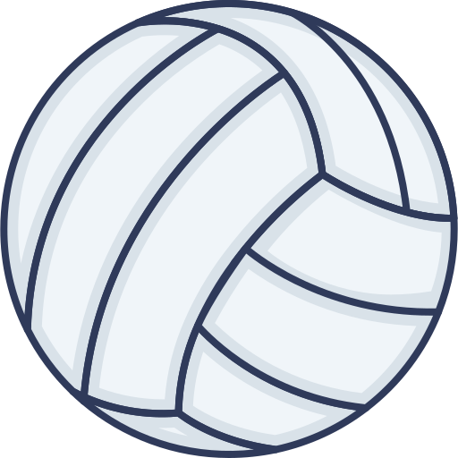 Volleyball Dinosoft Lineal Color icon