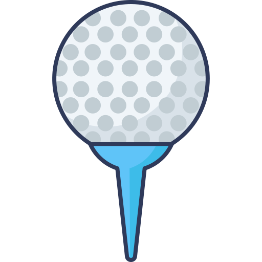 pallina da golf Dinosoft Lineal Color icona