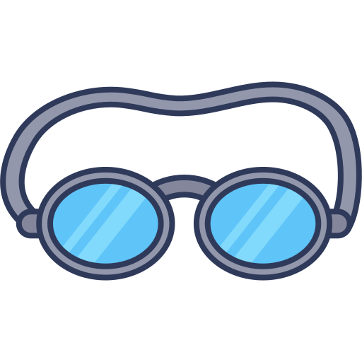 occhiali da nuoto Dinosoft Lineal Color icona