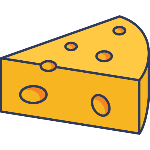 queso Dinosoft Lineal Color icono
