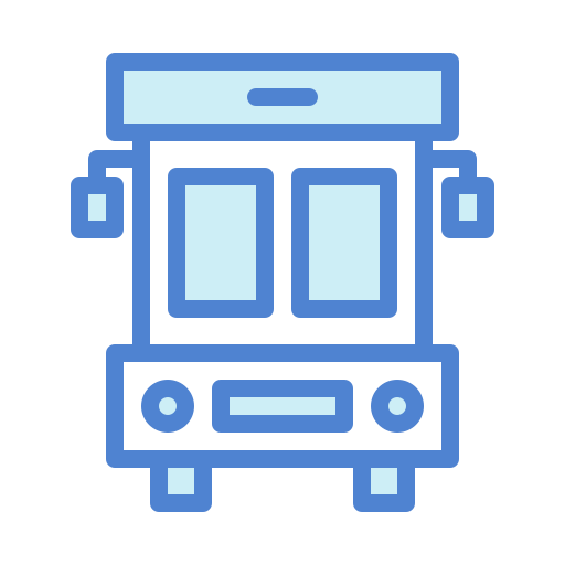 bus scolaire Generic Blue Icône
