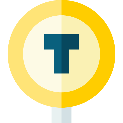 タクシー乗り場 Basic Straight Flat icon