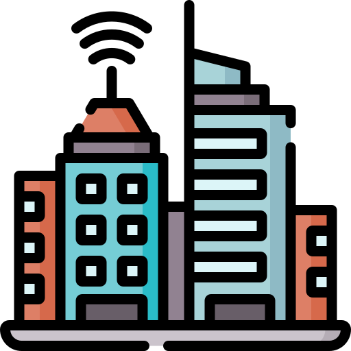 Smart city Special Lineal color icon