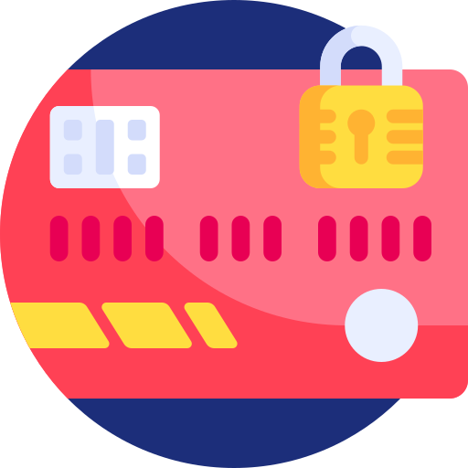 kredietkaart Detailed Flat Circular Flat icoon