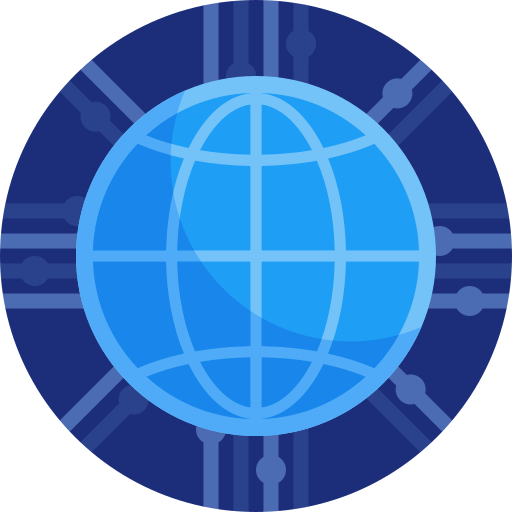 Network Detailed Flat Circular Flat icon