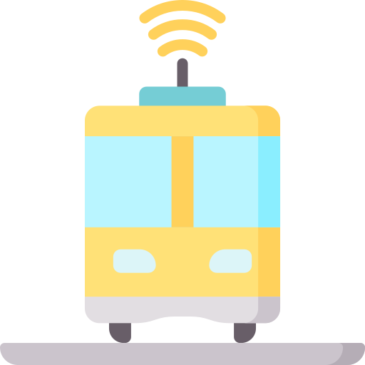 trasporto pubblico Special Flat icona