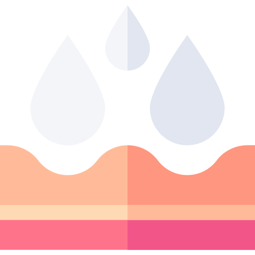 保湿剤 Basic Straight Flat icon