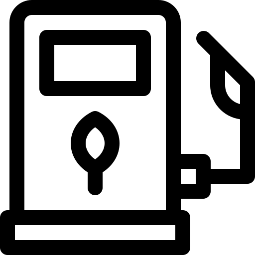 station-essence Basic Rounded Lineal Icône