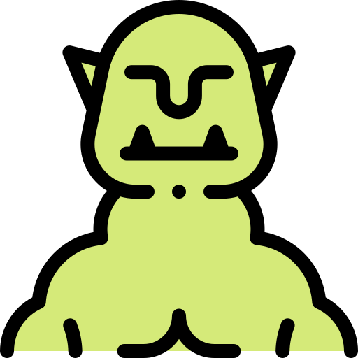 Ogre Detailed Rounded Lineal color icon