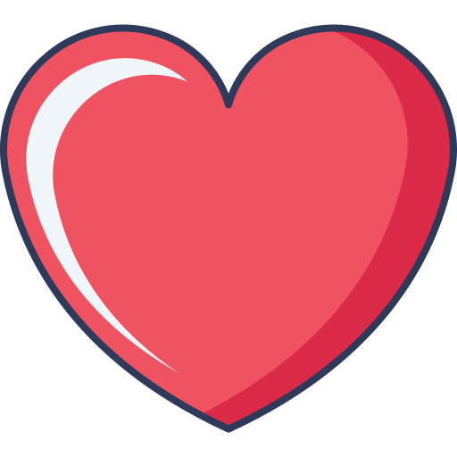 corazón Dinosoft Lineal Color icono