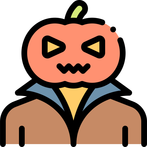 jack o laterne Detailed Rounded Lineal color icon
