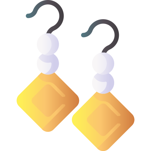Earrings 3D Basic Gradient icon