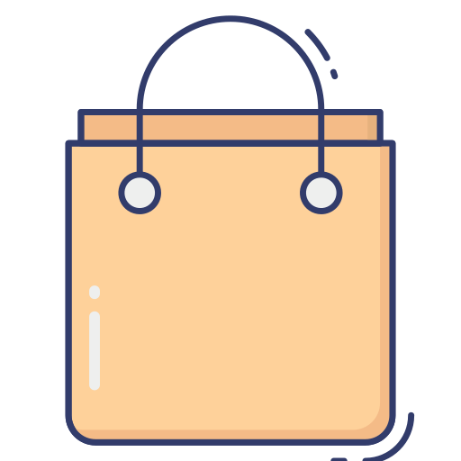 Shopping bag Dinosoft Lineal Color icon