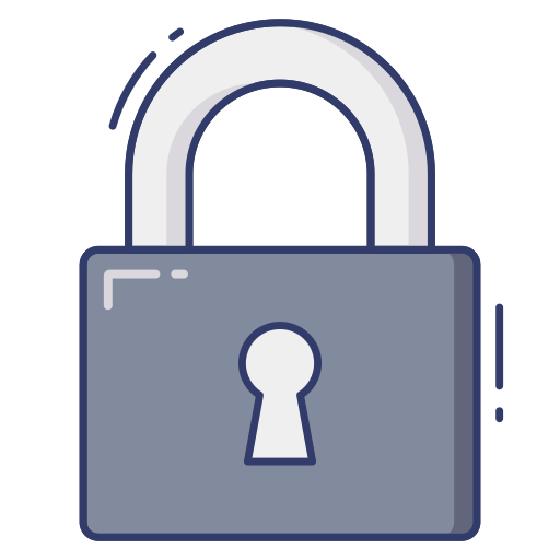 Lock Dinosoft Lineal Color icon