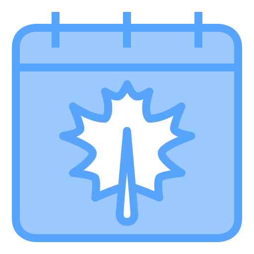 カレンダー Generic Blue icon