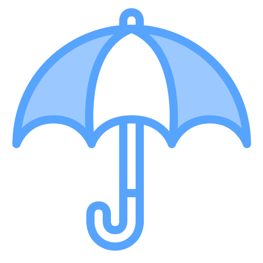 Umbrella Generic Blue icon