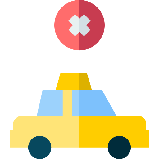 택시 Basic Straight Flat icon