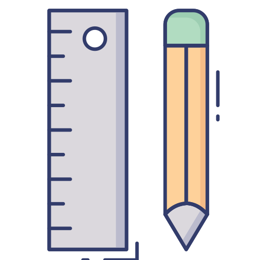 定規と鉛筆 Dinosoft Lineal Color icon