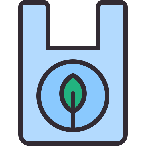 Recycle bag Generic Outline Color icon