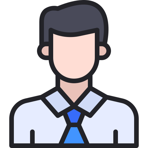 Business man Generic Outline Color icon