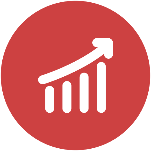 Chart Vector Stall Flat icon